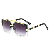 Metal Square Sunglasses